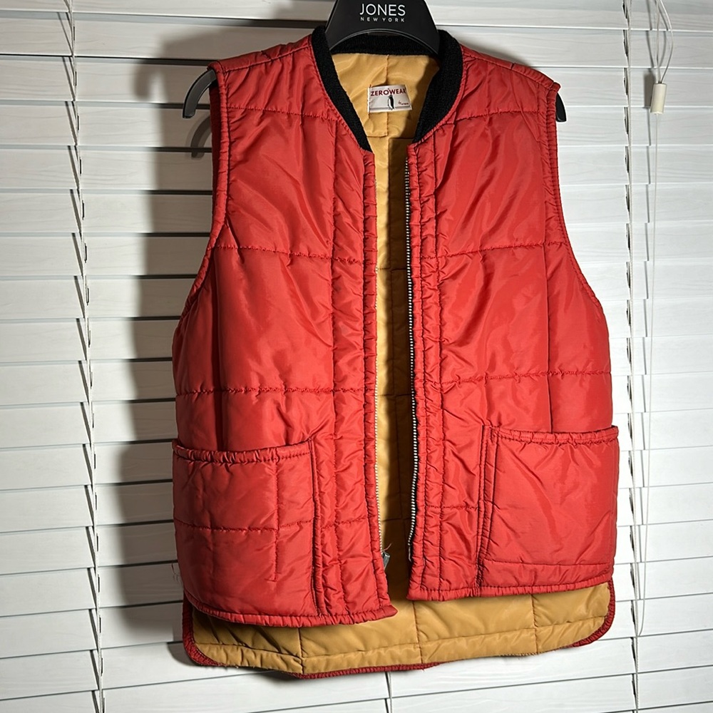 Vintage Orange Vest